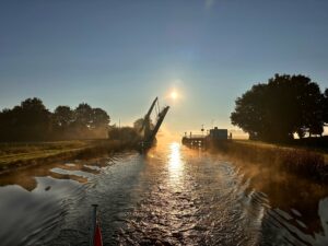 Winterfahren in Friesland